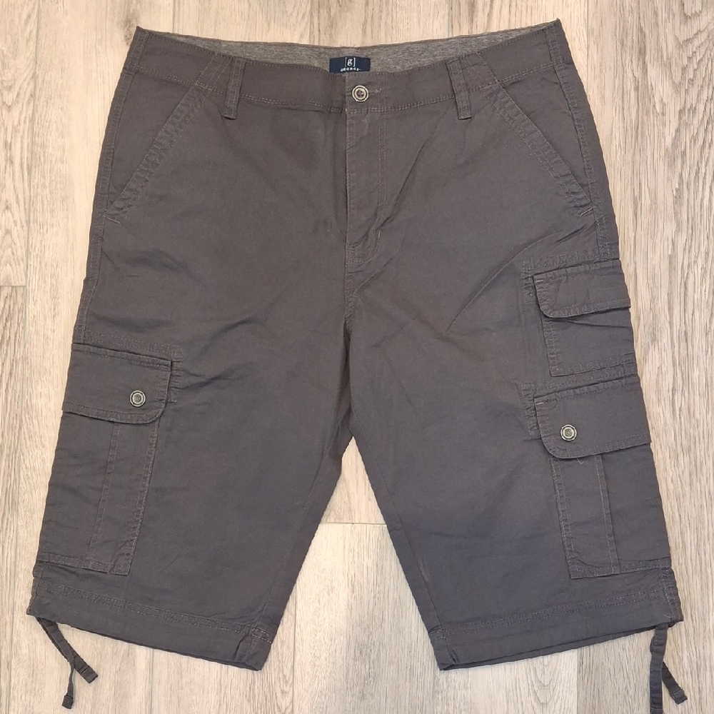 George Men's Charcoal Cargo Shorts